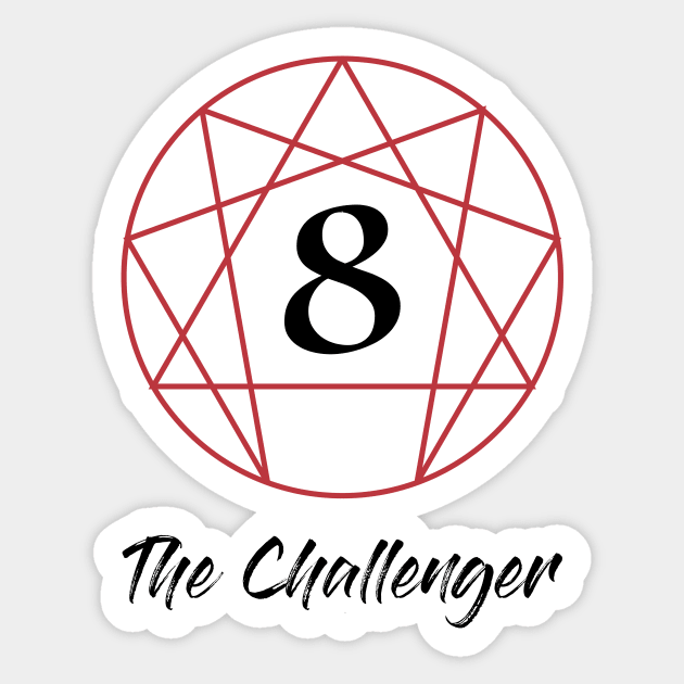 Enneagram Eight - The Challenger Sticker by enneashop